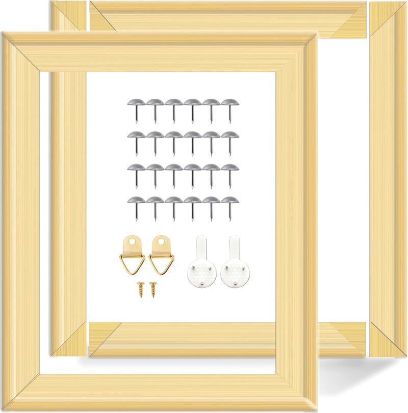 ECOIOU 2-Set DIY Canvas Stretcher Bars 16x20 Inch Canvas Frame for Oil Paintings,Prints,Paint by Numbers & Posters - Image 1